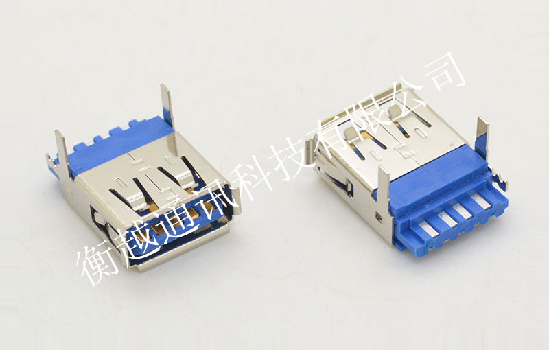 USB 3.0 AF焊线式带鱼叉脚款