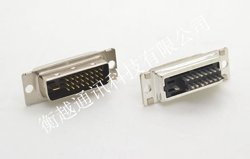 DVI 24+1公头焊线式成品