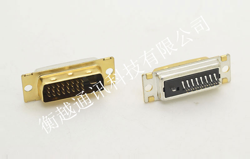 DVI 24+1公头夹板1.6成品