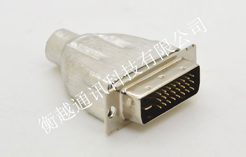 DVI 24+1M焊线式配一体式护套款成品