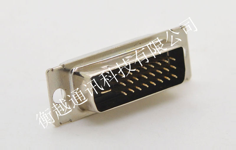 DVI 24+1M焊线式配一体式护套款成品
