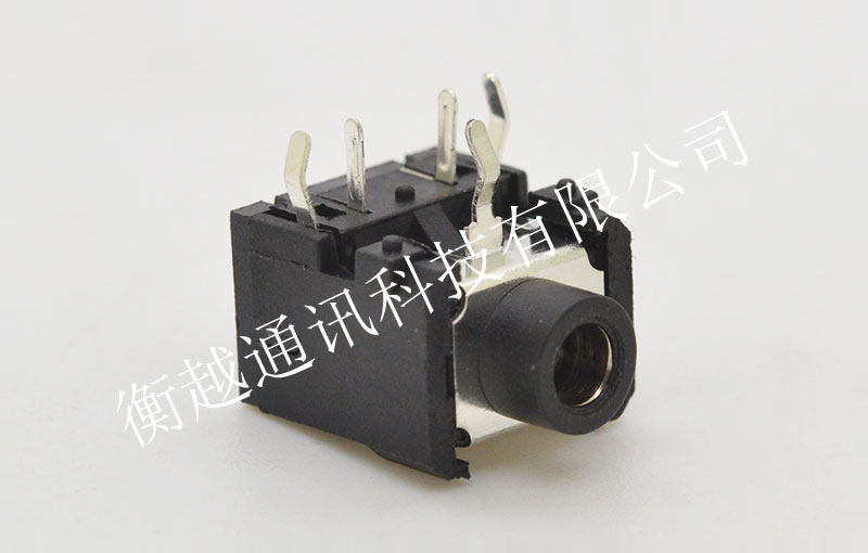 DC 3.6mm jack 黑色带弹簧