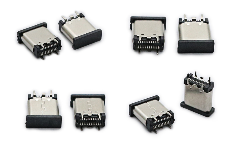 TYPE C母头直立式L=10.4 mm